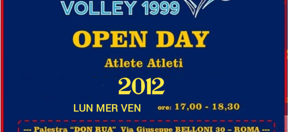 OPEN DAY SVEVO  2012