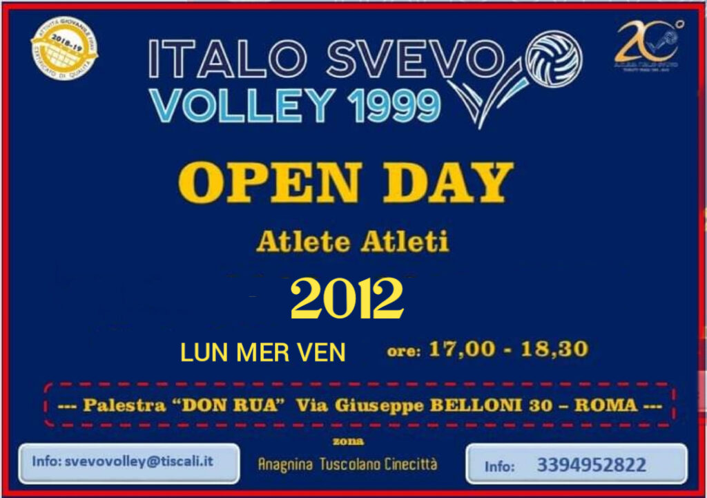 OPEN DAY SVEVO  2012