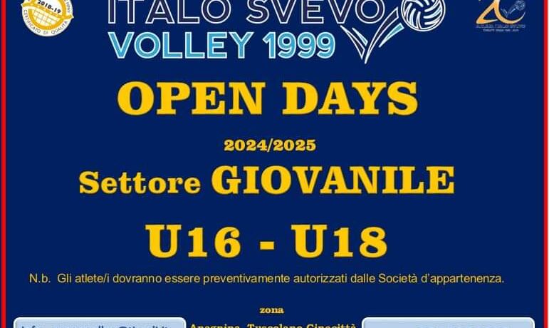 OPEN DAY SVEVO U16/18